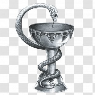 Bowl Of Hygieia Pharmacy Medicine - Asclepius - Health Transparent PNG