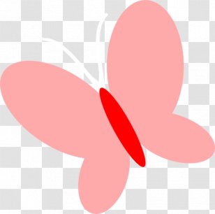 Butterfly Royalty-free Clip Art - Cartoon - Pink Transparent PNG