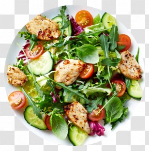 Chicken Salad Barbecue Caesar - Lettuce Transparent PNG