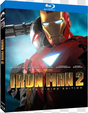 Iron Man Blu-ray Disc Film DVD Marvel Cinematic Universe - 2 Transparent PNG