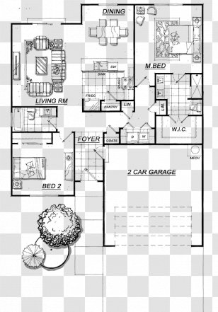 Floor Plan Paper House Architectural Engineering Transparent PNG