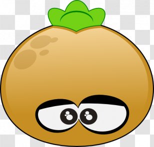 Cartoon Potato Drawing Clip Art - Emoticon - Clipart Transparent PNG