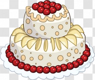 Birthday Cake Wedding Bakery Fruitcake Cartoon Cakes - Frozen Dessert Transparent PNG