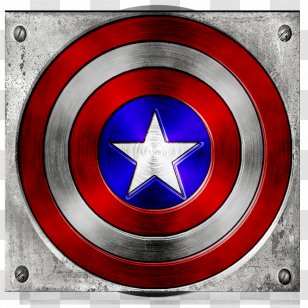 Captain America And The Avengers United States Icon - Emblem - Shield Transparent PNG