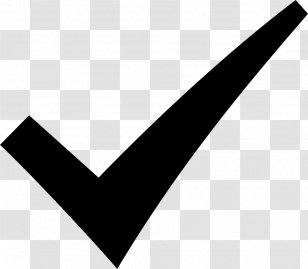 Check Mark Clip Art - Monochrome - Checkmark Icon Kiss Transparent PNG