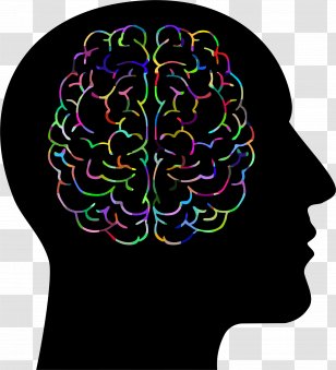 Human Brain Head Clip Art - Silhouette - Bulb Transparent PNG