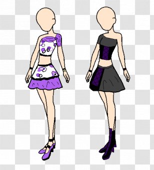 Aikatsu! Dress White Magenta Yellow - Tree - Purple Card Transparent PNG