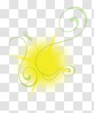 Graphic Design Desktop Wallpaper Close-up Font - Green - Yellow Light Effect Element Transparent PNG