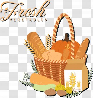 Milk Common Wheat Bread Food Gift Baskets Clip Art - Bread, Milk, Transparent PNG