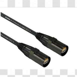 Coaxial Cable HDMI EtherCON Electrical Category 5 - Ethercon - Networking Cables Transparent PNG