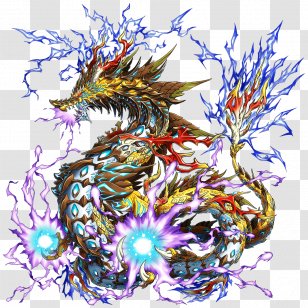 Brave Frontier Thunderstorm Lightning YouTube - Dragon - Thunder Transparent PNG