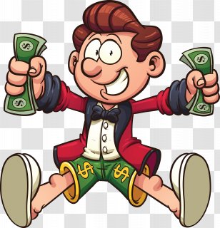 Cartoon Clip Art - Animation - Lot Of Money Transparent PNG