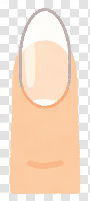Nail Art - Fingertip And Nail Close-Up Illustration Transparent PNG