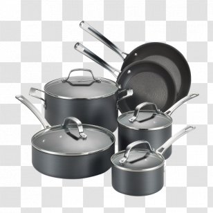 Cookware Non-stick Surface Circulon Frying Pan Anodizing - Stainless Steel Transparent PNG