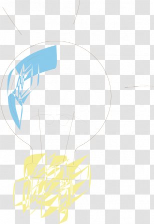 Graphic Design Material Pattern - Blue - Light Bulb Transparent PNG