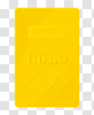 Business - Gold Bar Illustration Transparent PNG