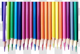 Colored Pencils - Set Of Colorful Drawing Pencils Transparent PNG