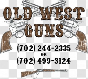 American Frontier Old West Guns Las Vegas Antique Firearms Handgun - Frame Transparent PNG