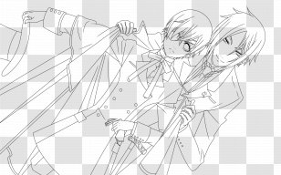 Ciel Phantomhive Sebastian Michaelis Black Butler Coloring Book Drawing - Heart - Triple H Transparent PNG