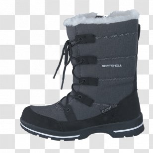 Snow Boot Shoe Weasels Walking - Black M Transparent PNG