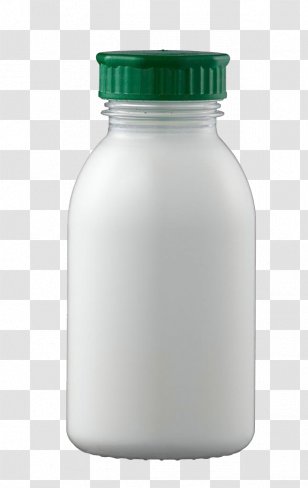 Water Bottle Cow's Milk Plastic - Cattle - White Transparent PNG