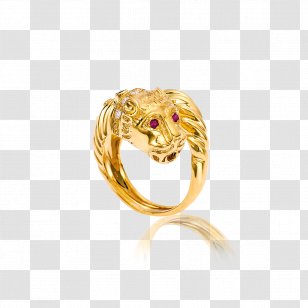 Ring Diamond Jewellery Colored Gold - Carat Transparent PNG