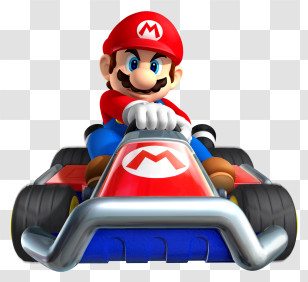 Racing - Character Racing In Colorful Kart Transparent PNG