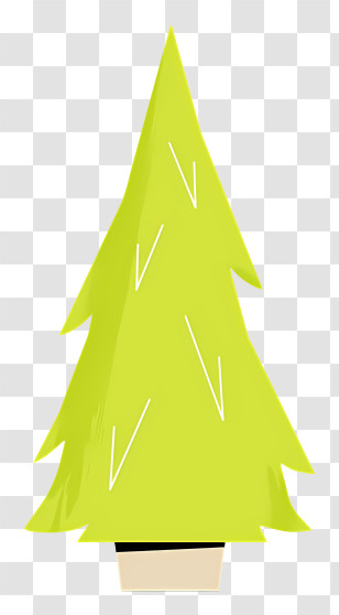 Christmas Tree - Cartoon Christmas Tree For Festive Decoration Transparent PNG