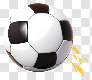 Soccer Ball - Classic Black And White Soccer Ball Illustration Transparent PNG