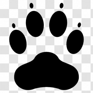 Dog Cat Animal Track Paw - Smile - Purple Logo Transparent PNG