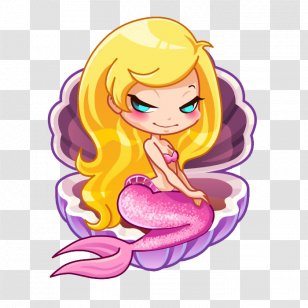 The Little Mermaid Panda Run - Princess Transparent PNG
