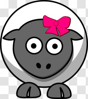 Sheep Cartoon Clip Art - Nose - Pics Transparent PNG