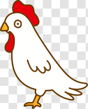 Cartoon Chicken - Cartoon Chicken Illustration Transparent PNG