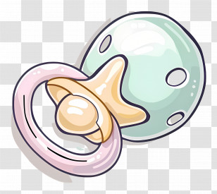 Pacifier - Cute Pacifier For Baby Comfort Transparent PNG