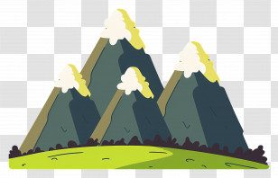 Mountain Peaks - Mountain Range Illustration Transparent PNG