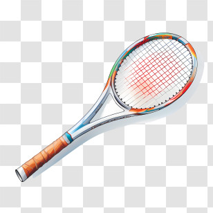 Tennis Racket - Tennis Racket Illustration Transparent PNG