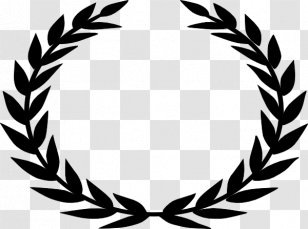 Laurel Wreath Olive Clip Art - Wreathblackandwhite Transparent PNG