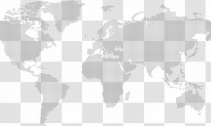 World Map Globe - Vector Transparent PNG