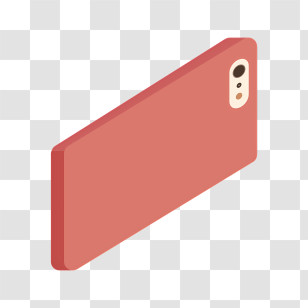 Pink Iphone Case - Red Phone Case Illustration Transparent PNG