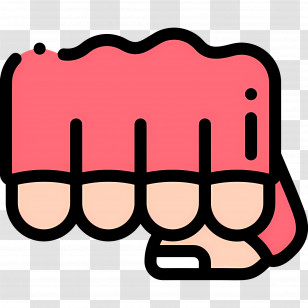 Fist Hand - Fist In A Punching Gesture Transparent PNG