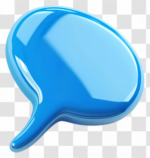 Speech Bubble - Blue Speech Bubble Icon Transparent PNG