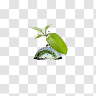 Water Drop
 - Green Plant In Water Droplet Illustration Transparent PNG