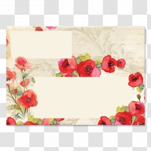 Floral Design Mallows Rose Family Picture Frames - Poppy Transparent PNG