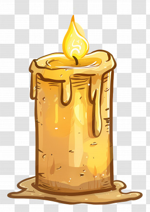 Candle - Burning Candle Illustration Transparent PNG