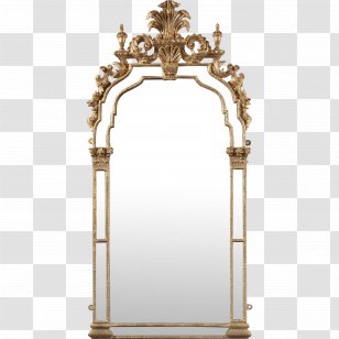 Mirror Light Picture Frames Vase Baroque - Arch Transparent PNG
