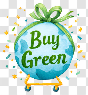 Buy Green - Buy Green Earth Eco Badge Transparent PNG