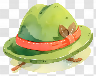 World Hat Day - Green Nature Hat For Hat Day Transparent PNG