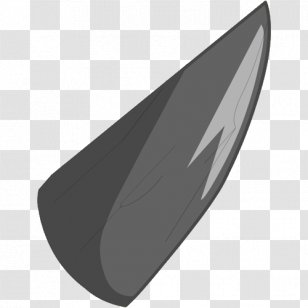 Black White Angle - Horn Transparent PNG