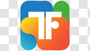 The Fralin Museum Logo - Colorful Abstract App Icon Transparent PNG