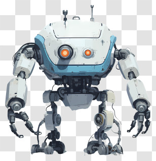 Futuristic Robot - Advanced Robot With Mechanical Features Transparent PNG